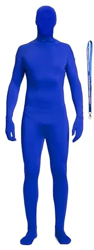 Green Alien Full-Hood Suit in Blue