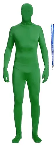 Green Alien Full-Hood Suit in Green
