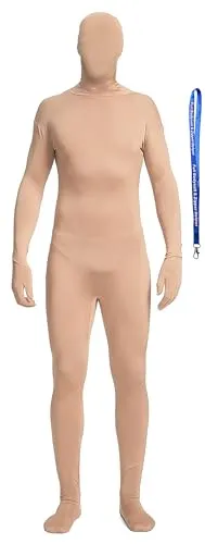 Green Alien Full-Hood Suit in Nude