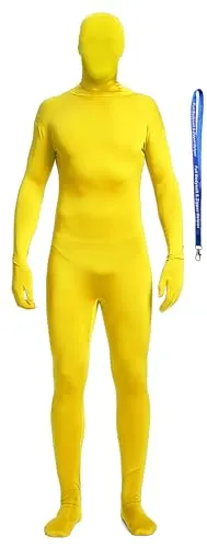 Green Alien Full-Hood Suit in Yellow