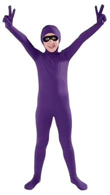 Kids' Open-Face Suit in Dark Purple