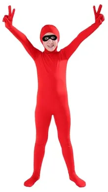 Kids' Open-Face Suit in Red