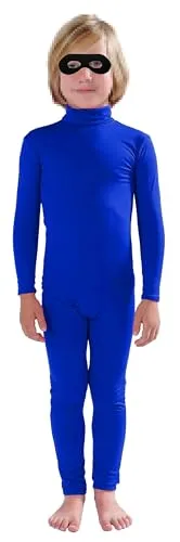 Kids' Suit, Bare Hands and Feet in Blue