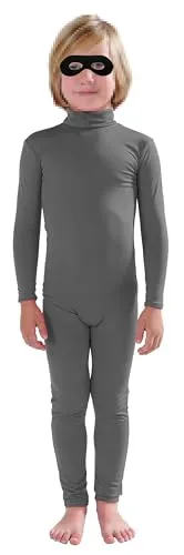 Kids' Suit, Bare Hands and Feet in Dark Grey