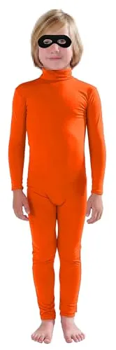 Kids' Suit, Bare Hands and Feet in Orange