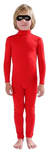 Kids' Suit, Bare Hands and Feet in Red
