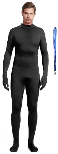 Men's Suit, No Hood in Black