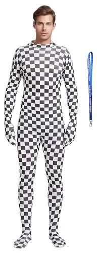 Men's Suit, No Hood in Checker