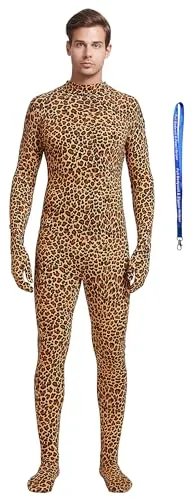 Men's Suit, No Hood in Leopard