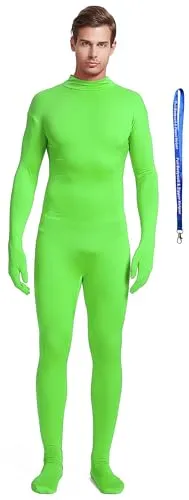 Men's Suit, No Hood in Lime Green