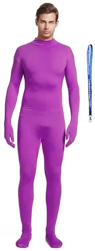 Men's Suit, No Hood in Purple