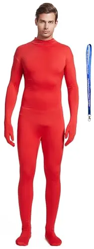 Men's Suit, No Hood in Red