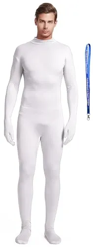 Men's Suit, No Hood in White