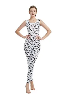 Women's Sleeveless Unitard in Spot