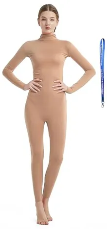 Women's Suit, Bare Hands and Feet in Nude
