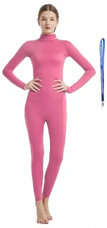 Women's Suit, Bare Hands and Feet in Pink