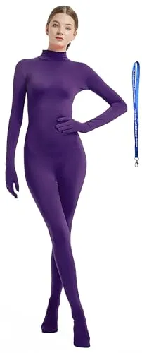 Women's Suit, No Hood in Dark Purple