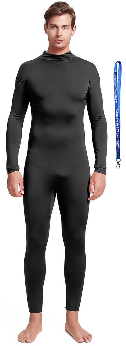 Men's Suit, No Hood, Bare Hands and Feet